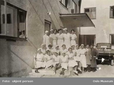 Aker sykehus kjøkkenpersonale 1948 
