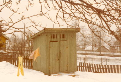 Flaen gård, privet 1981