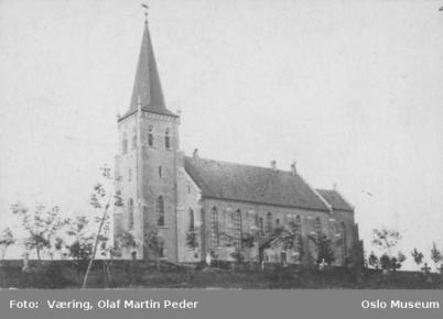Østre Aker kirke, Ulven ca.1880