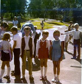 Høybråten skole 1 skoledag i 1971