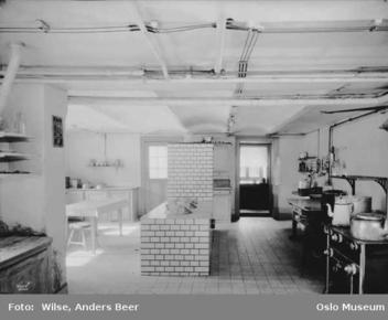 Dedichens klinikk Tvetenveien Alnabru ant.1927 kjøkken